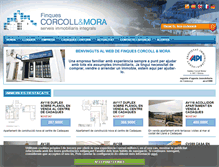 Tablet Screenshot of corcoll-mora.com